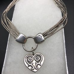 Sterling silver 925 vintage necklace, length: 21 inches. 24.9 grams