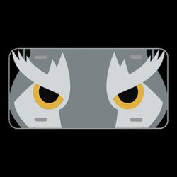 License Plate Novelty Car Front Wolf Emoji Animals Emoticons