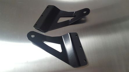 Led light bar brackets and wire harness