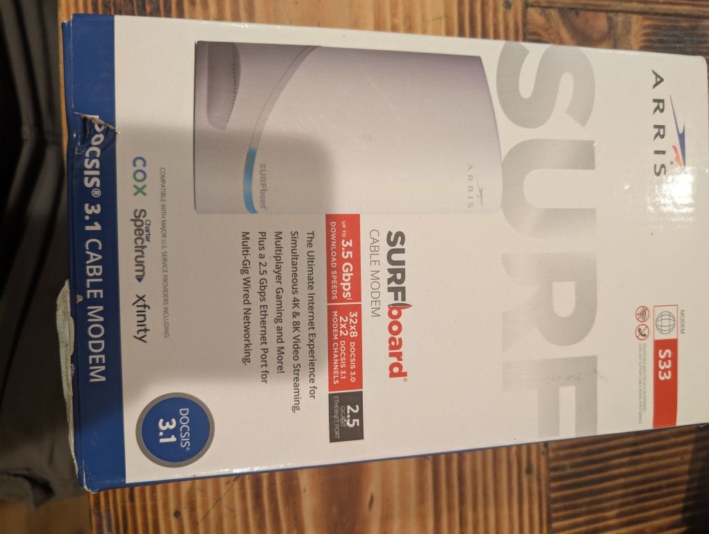 Arris Surfboard S33 Cable Modem