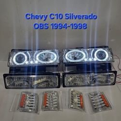 Chevy C10 Silverado OBS 1994-1998 Headlights