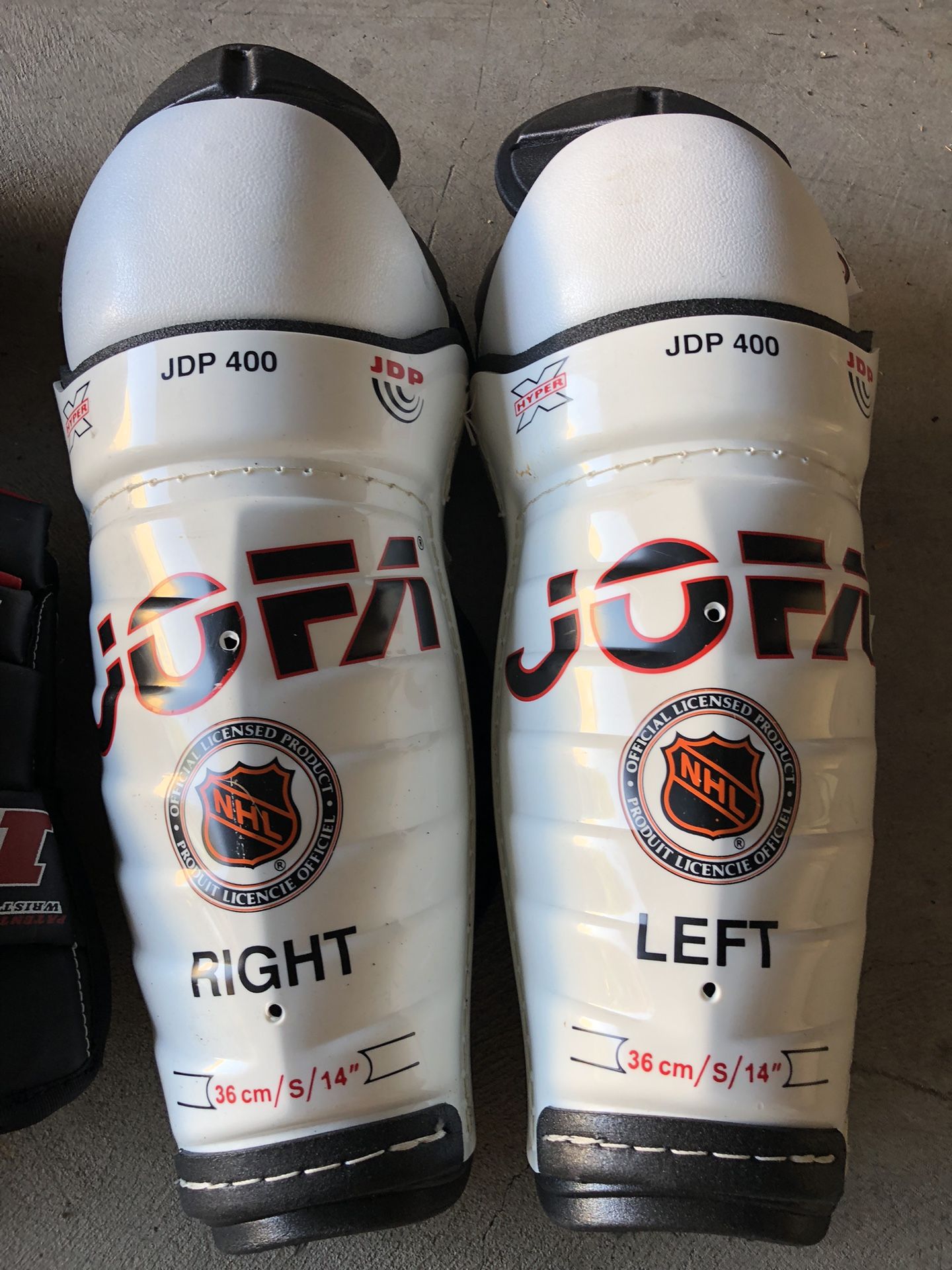 JOFA JDP 400 shin guards Size 36 cm / S / 14”