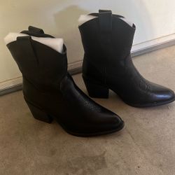 Western Boots IUV. BLACK