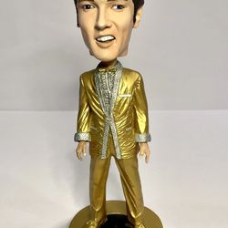 Elvis Presley 1957 Year In Gold Bobblehead NECA 8.5” Figure King of Rock N Roll