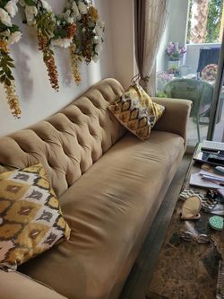 Beige couches set of two