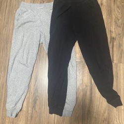 Gray And Black Sweats