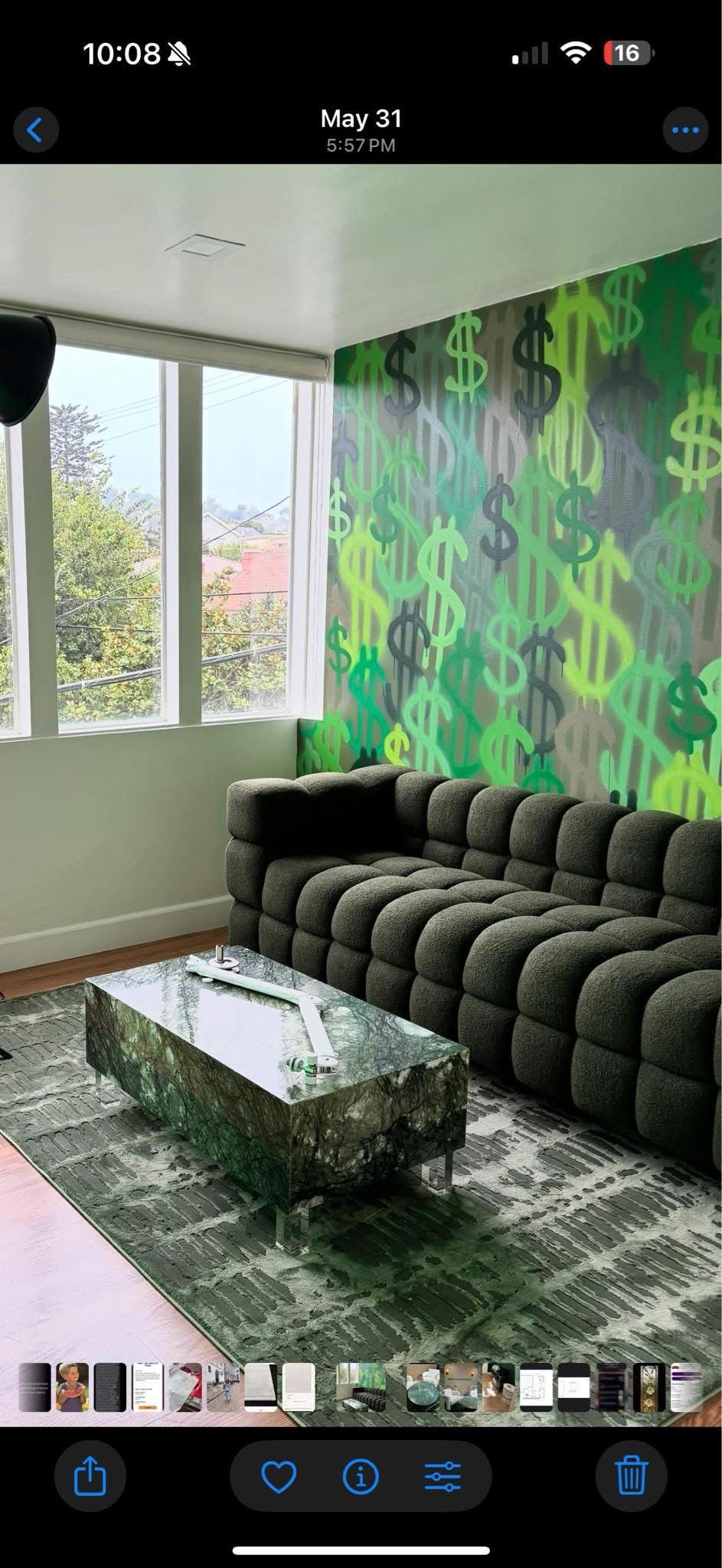GREEN CLOUD COUCH