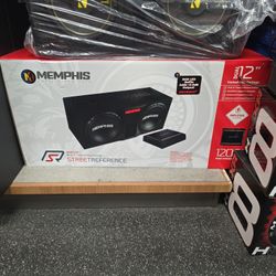 Memphis Dual Vented Bass Packagewith 2 12 And Amp 