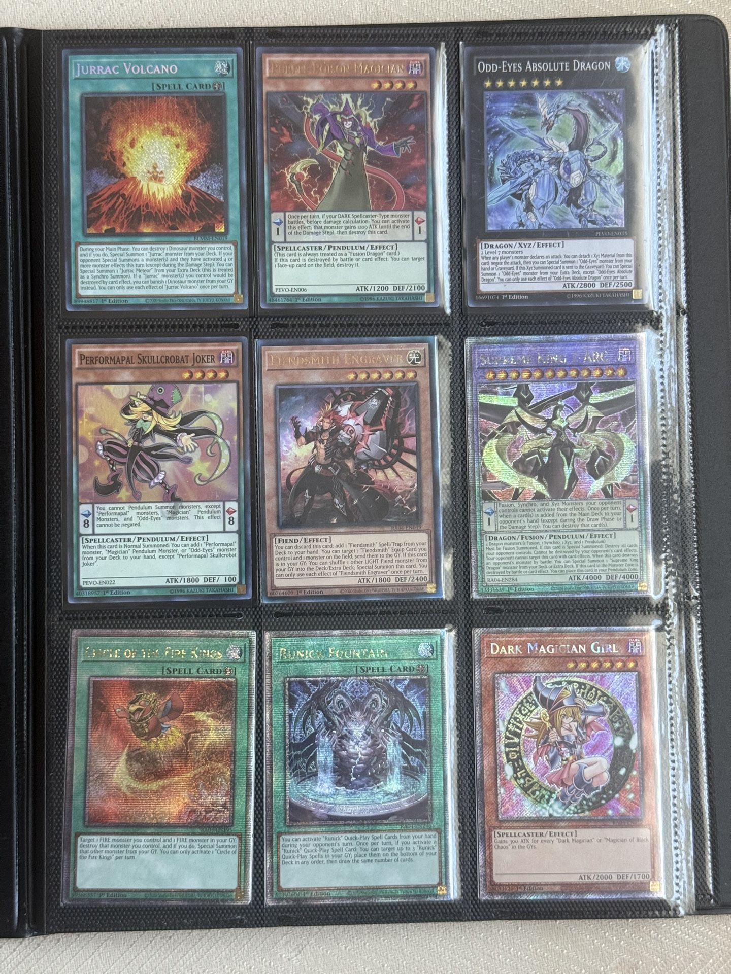 Yu-gi-oh Cards and binder