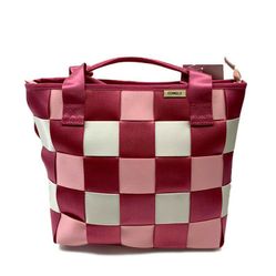 Comely Checkered Backpack/handbag