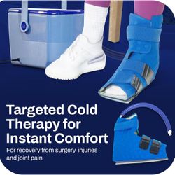 New Icebox- Cooling Ice Therapy Machine With ankle Wrap