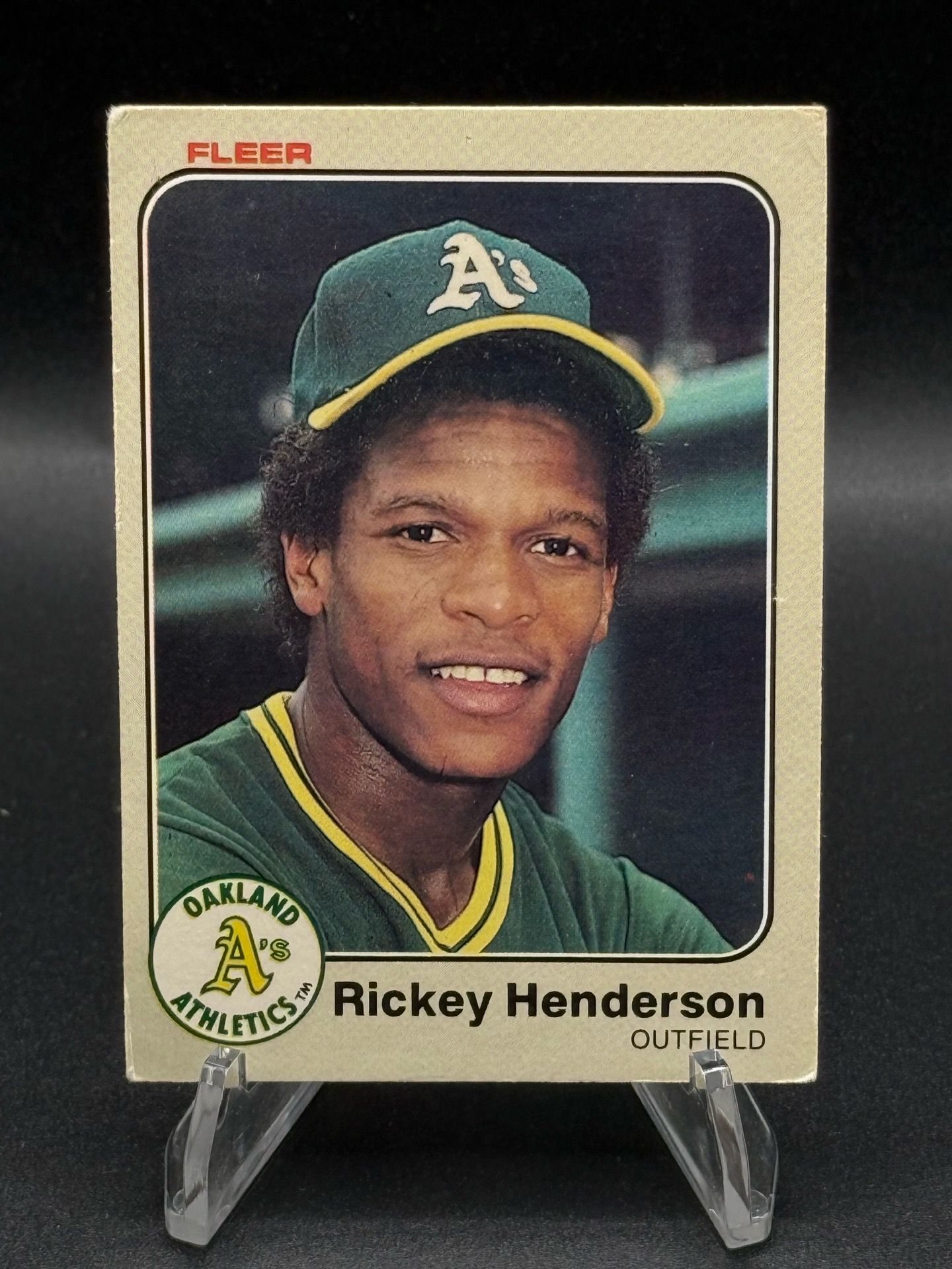 1983 Fleer #519 Rickey Henderson
