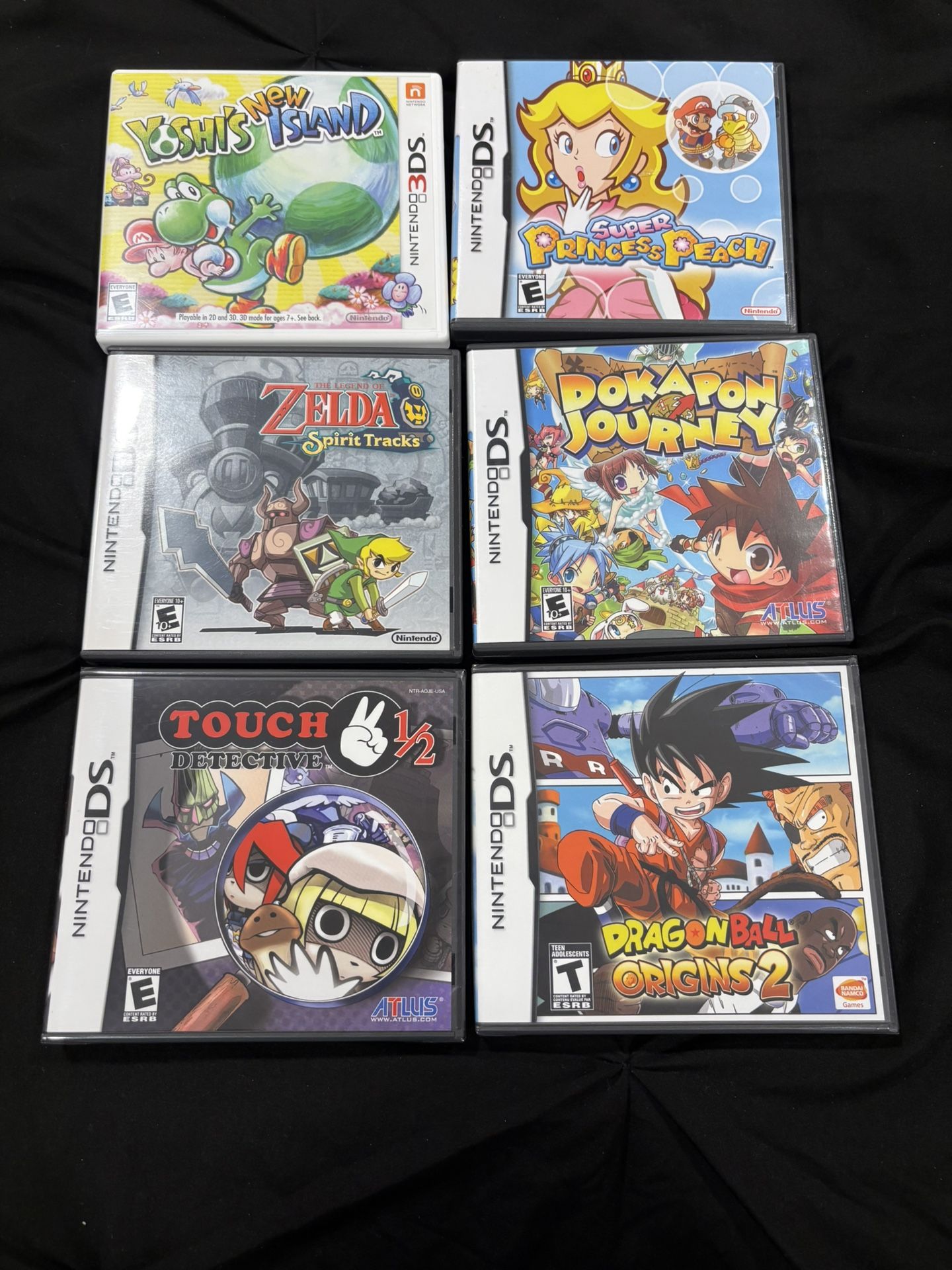 5 DS Games And 1 3DS Game