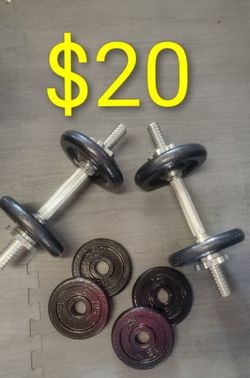 Adjustable dumbbells