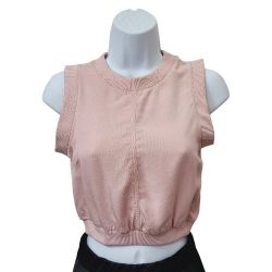 The Edit by Seventeen Blush Sleeveless Crop Top Size XS