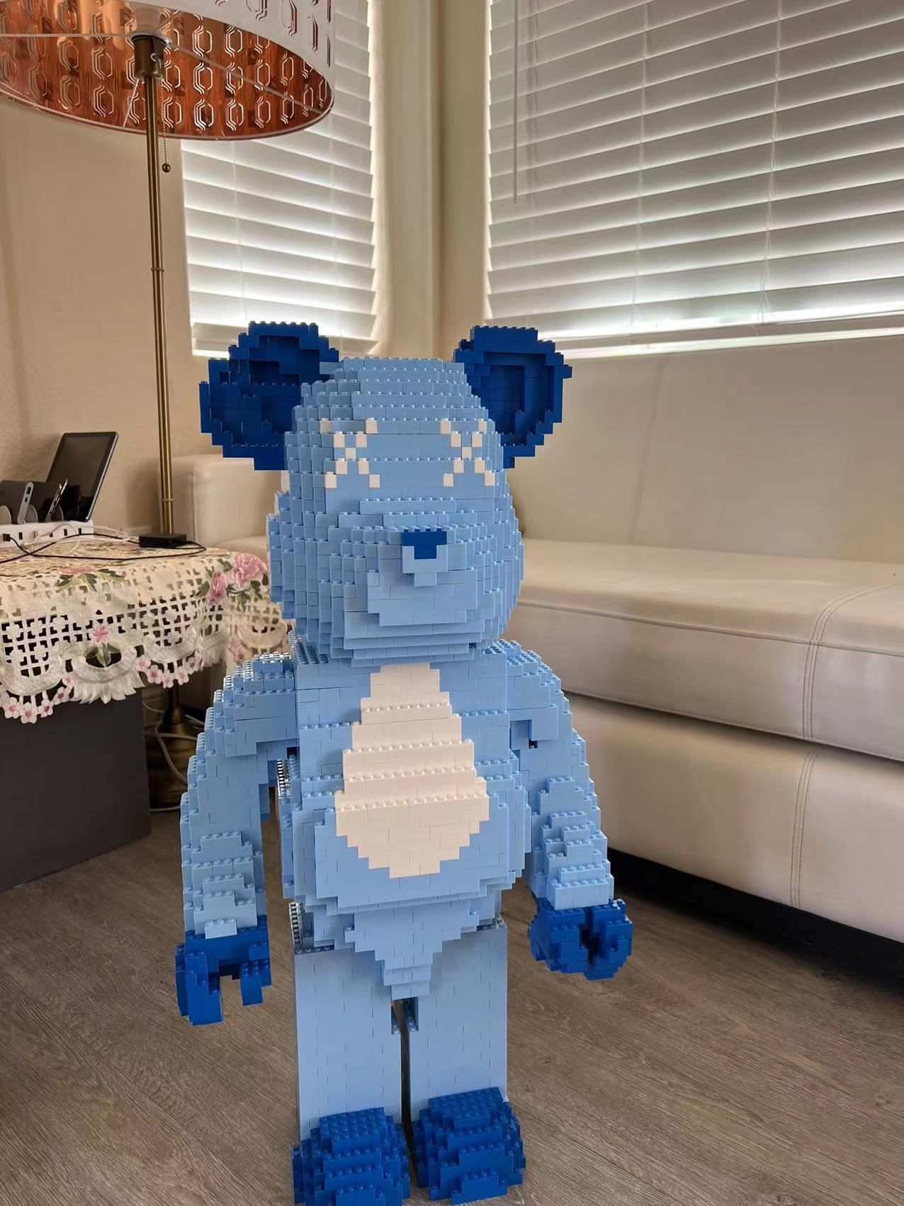 blue Lego Bearbrick