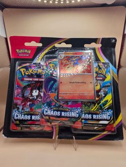 Pokemon ME04 Chaos Rising 3 pack Blister free shipping