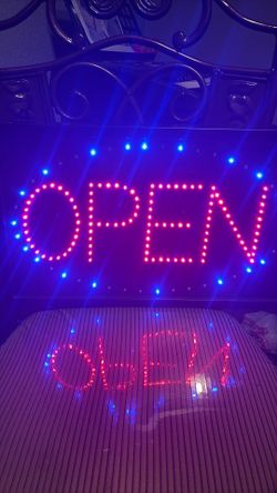 Open sign