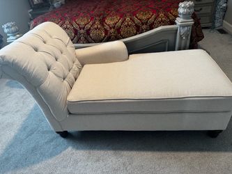 Cream color chaise Lounge