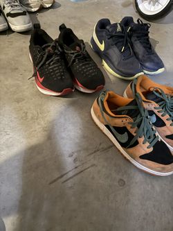 3 Pairs Or Shoes Size 10-$40