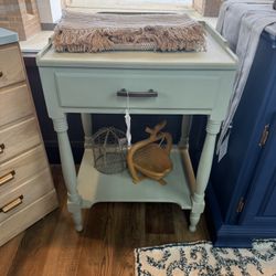 Henkel Harris Solid Black Cherrywood Side Table