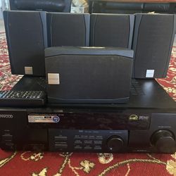 Kenwood Amplifier/Receiver w/surround Speakers