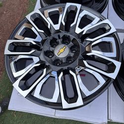 22 Inches Chevy Silverado Wheels And Tires Tahoe Yukon Rims Tires Denali Avalanche Rims 