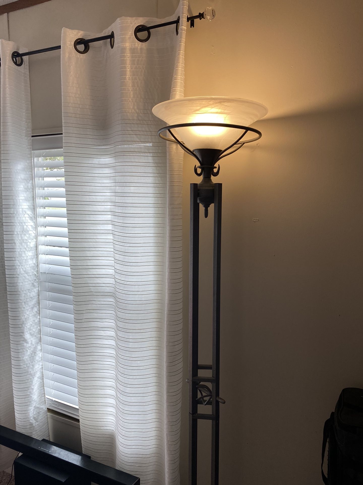 sturdy metal floor lamp