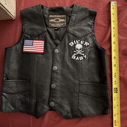 $50 Biker Baby leather vest!