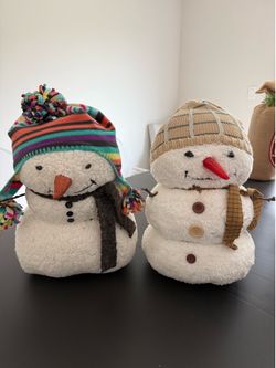 Pair of Fuzzy snowmen