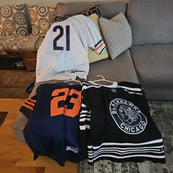 Bears Jersey And Black Hawks