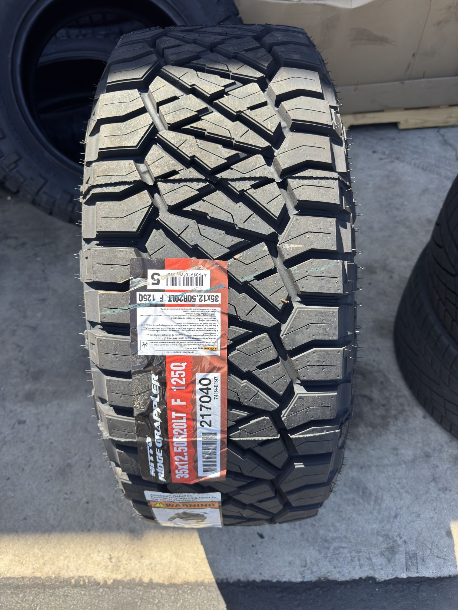 35/12.5/20 Nitto Ridge Grapplers In Stock 