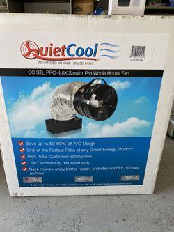 Quite Cool Whole House & Bluetooth Attic fans