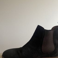 Paterson Men Brown Learher Boots Size 