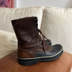 Sorel Mens Waterproof Leather Snow Rain Boots