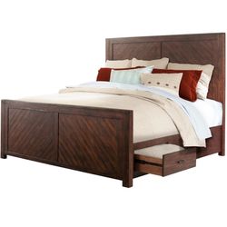 Queen size Bed Frame and night stand