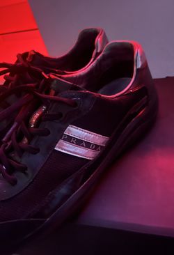 Low Top Patent Leather Pradas