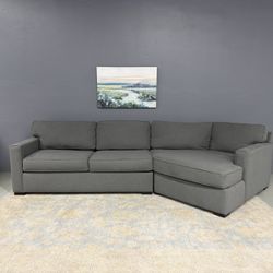 (Free Delivery) Grey sectional Couch
