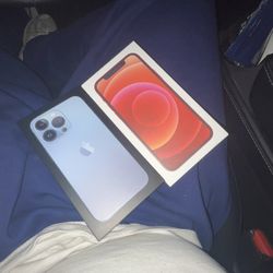iphone 12 red $240 (obo) iphone 13 pro $350(obo)