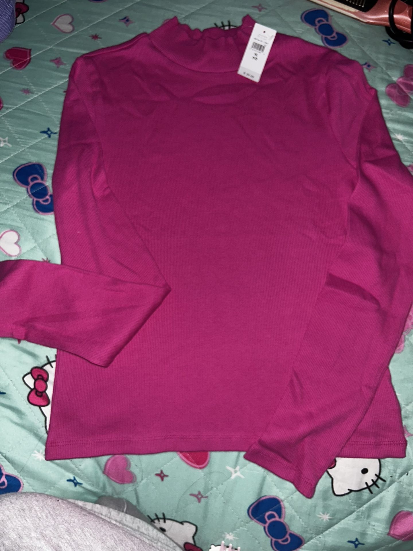 Gap Kids Pink Turtle Neck Shirt