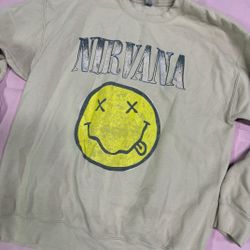 Xl Nirvana Sweatshirt Shirt 