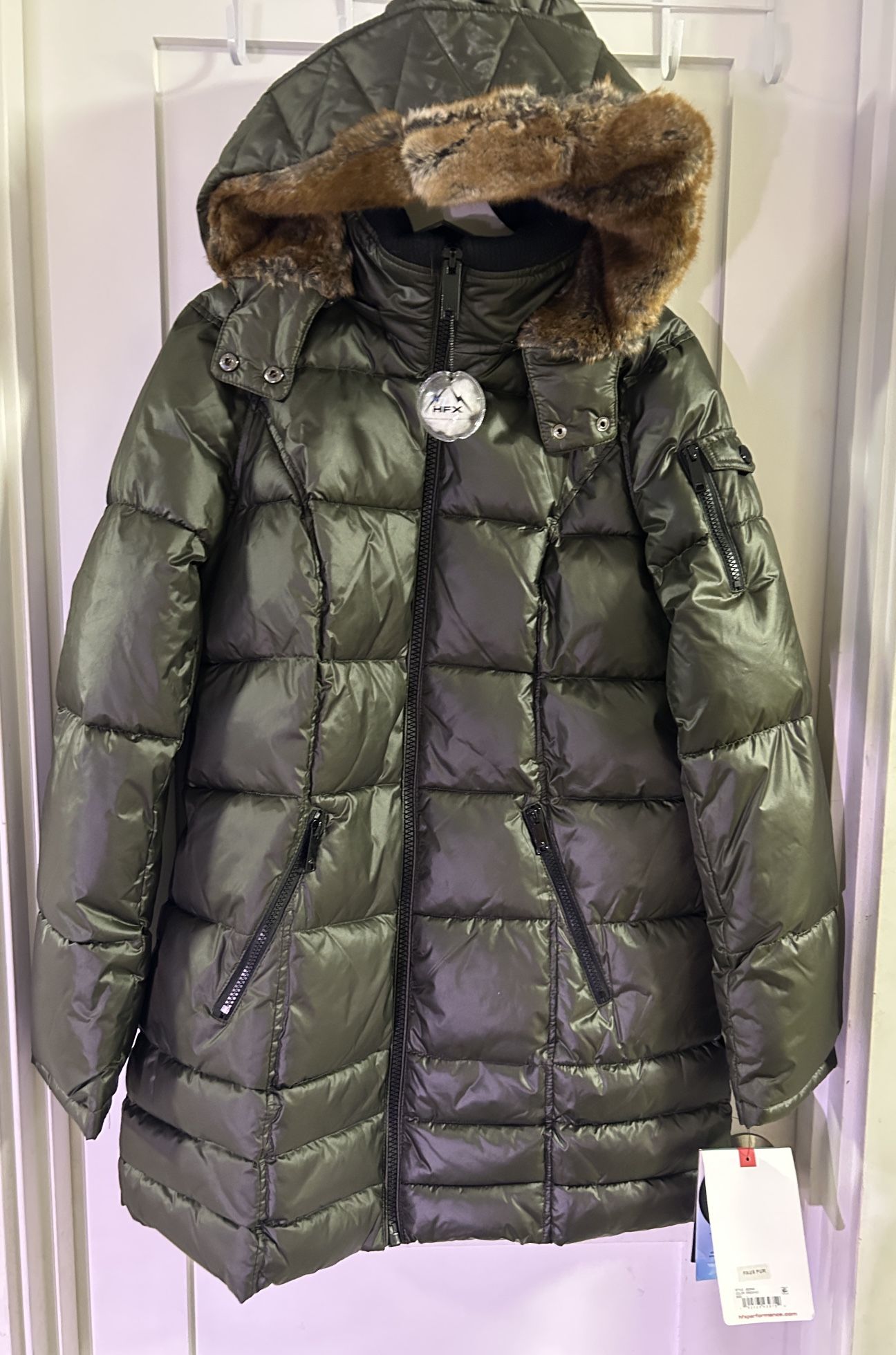 HFX Women’s Puffer Jacket Large NWT