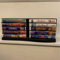 Disney VCR Tapes Set Of 10  