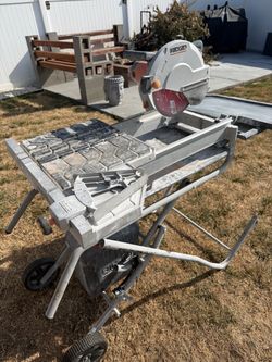 Ridgid tile saw
