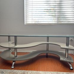 Retro Chrome Coffee Table 