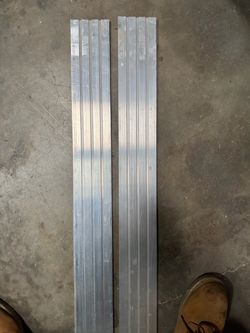 10ft Heavy Duty Aluminum Planks / Flat Bars (1/4" Thick - 4" & 5" Wide)