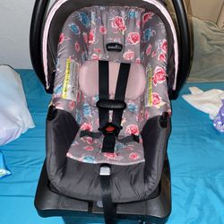 Evenflo LiteMax Sport Infant Car Seat (Rosely Pink)