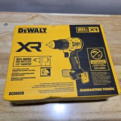 NEW DEWALT XR 20V Compact Cordless Brushless 1/2 in. Hammer Drill (Tool Only) Model # DCD805B
