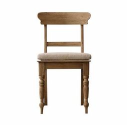 Restoration Hardware 19th Century English Schoolhouse Side Chairs, Set of Four w/cushions