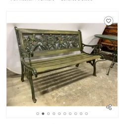 Wanted Cast Iron Benches Or Parts-No Plastic